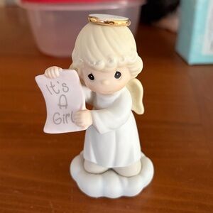 Precious Moments Porcelain Figurine Growing in Grace Infant It’s a Girl